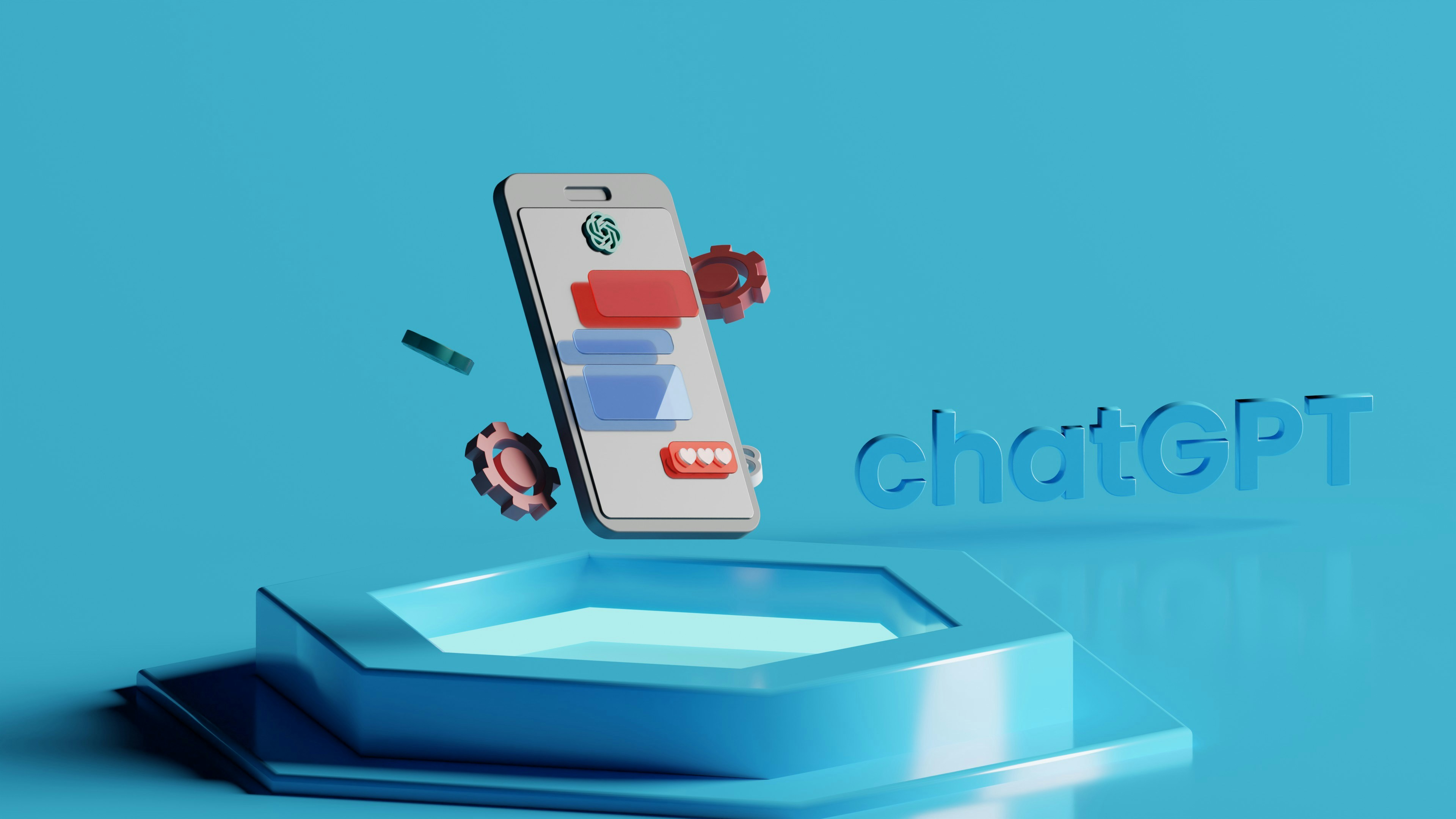AI Chatbot interface on a modern device